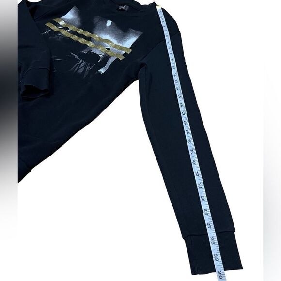 Zara Man crew neck sweatshirt black size medium - Picture 9 of 12